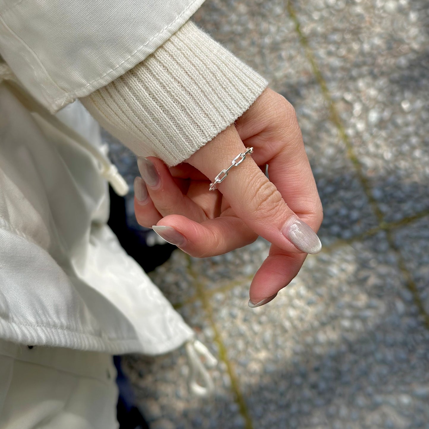 Silver925 plain ring 3