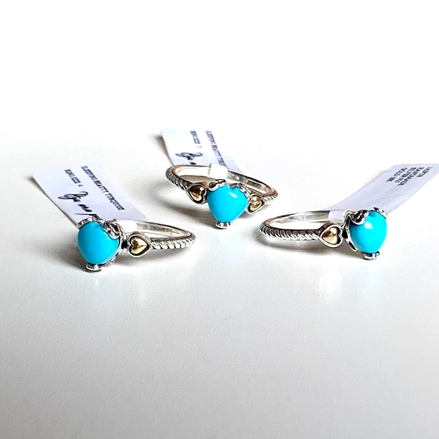 【poco】Turquoise design ring 3