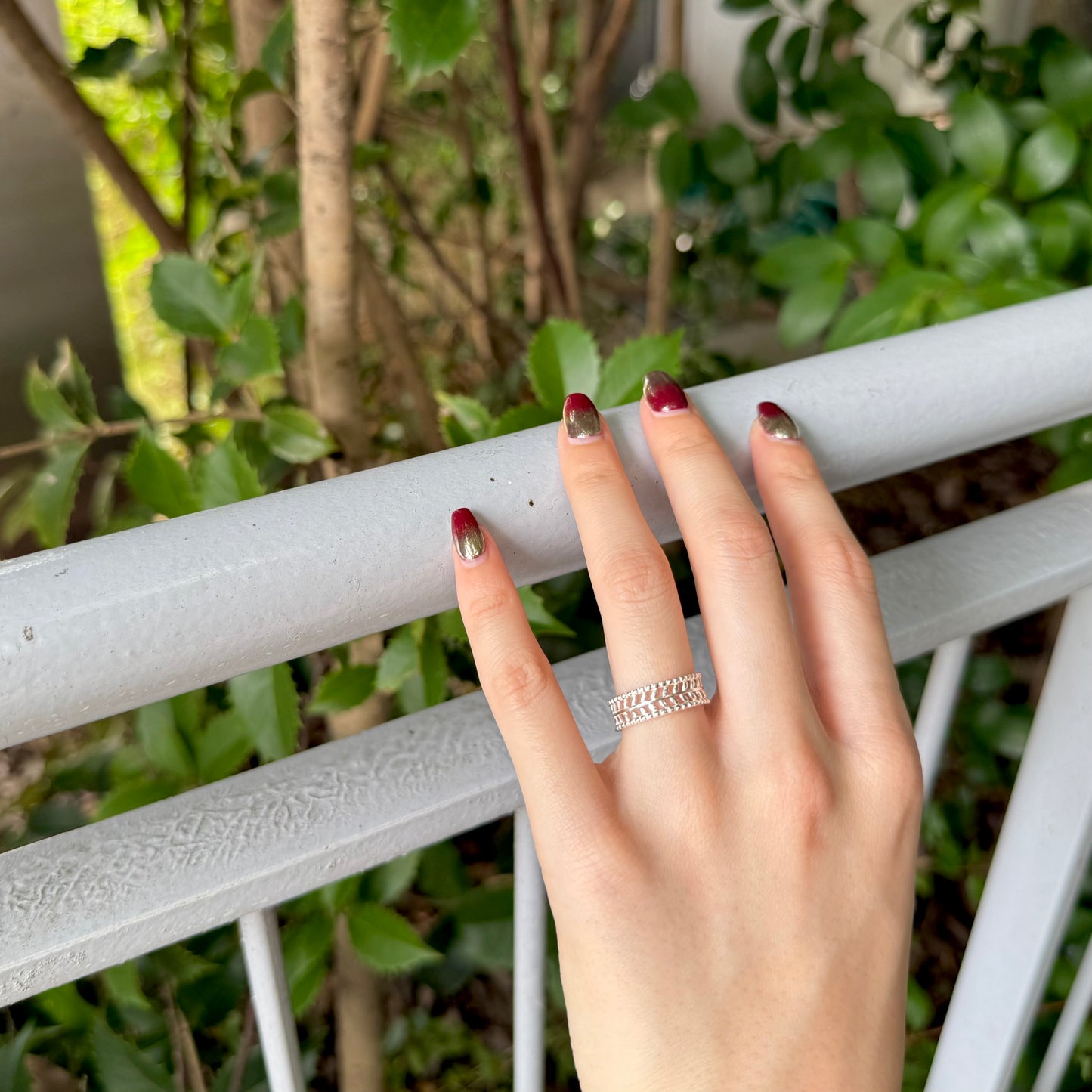 Silver925 plain ring 91