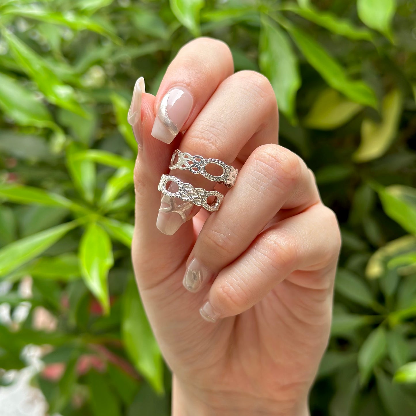 Silver925 plain ring 60