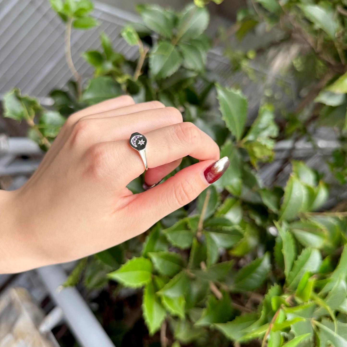 Moon&Star design ring