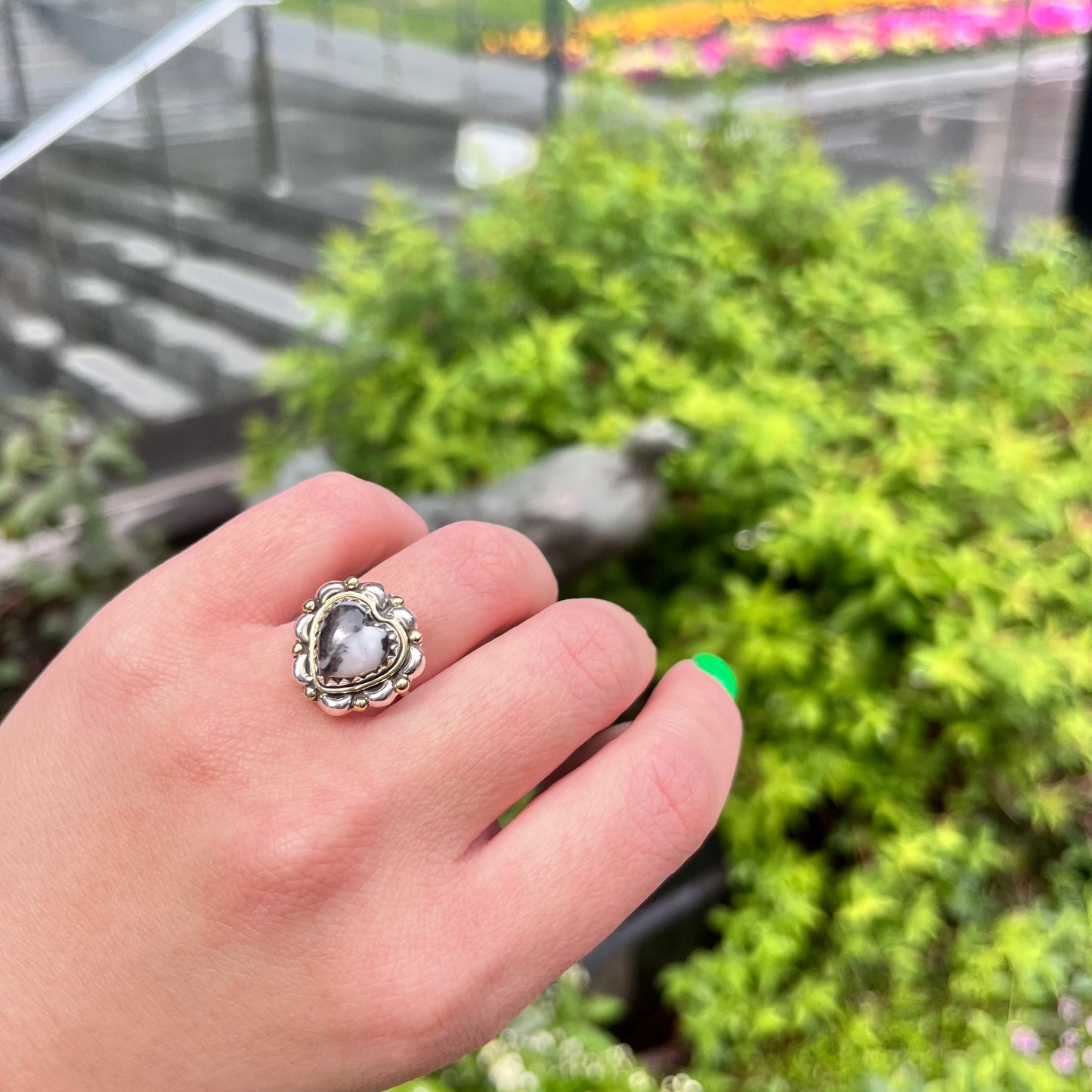 Heart ring 6