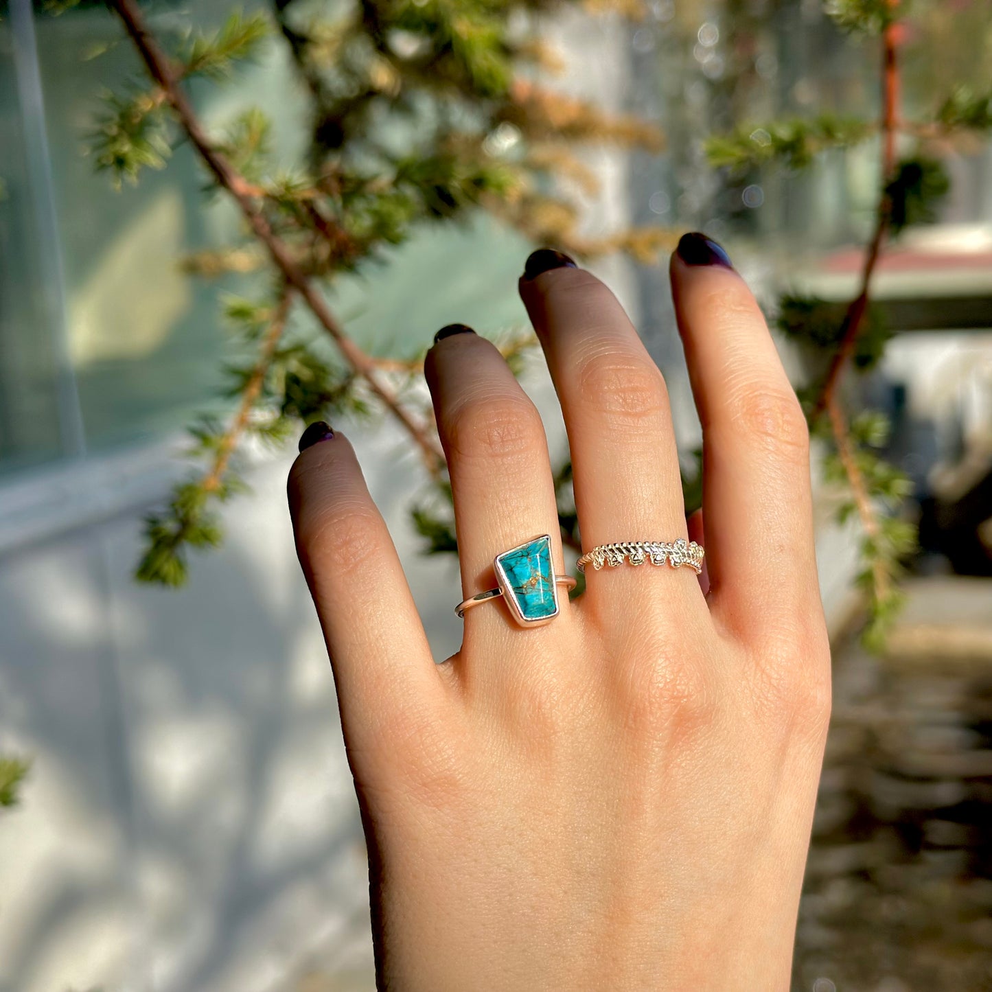 Silver925 1stone ring 23