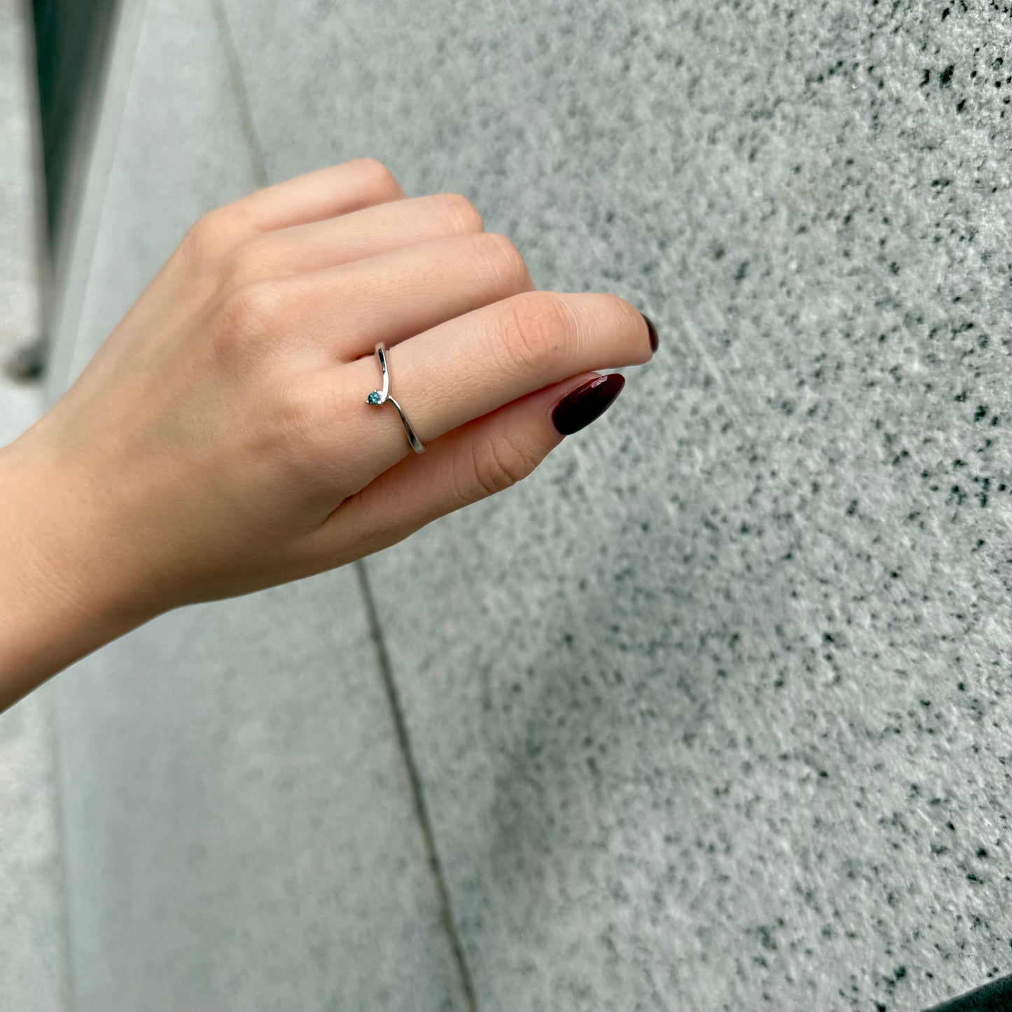 Silver925 V design ring 5
