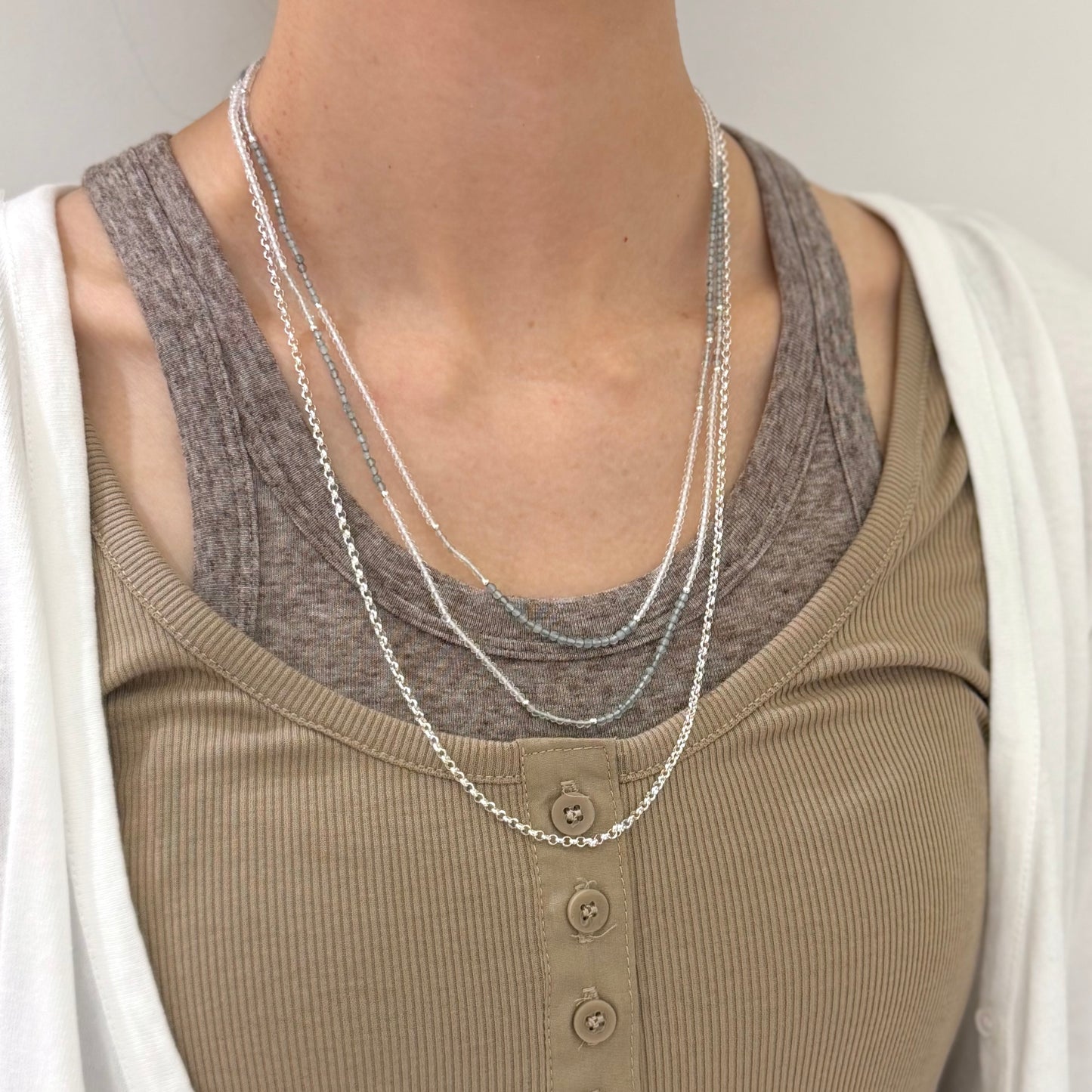 Silver925 Stone necklace 1