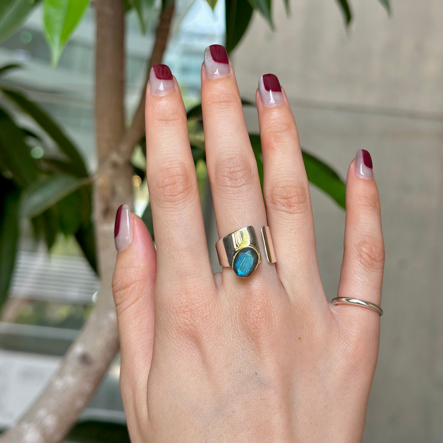 Silver925×Brass design ring 7
