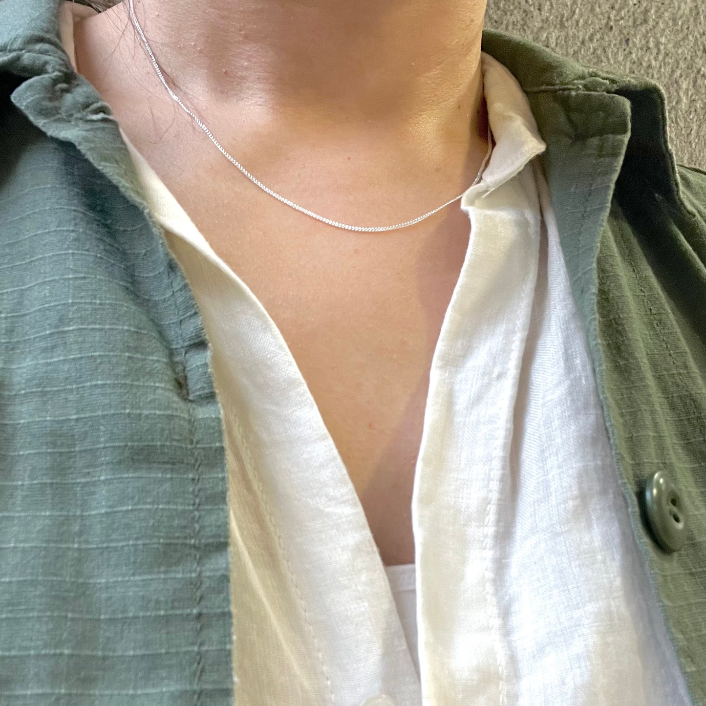 Silver925 chain necklace 1