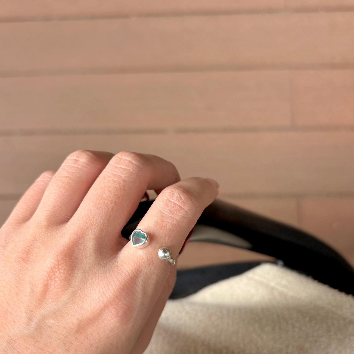 Heart fork ring 2