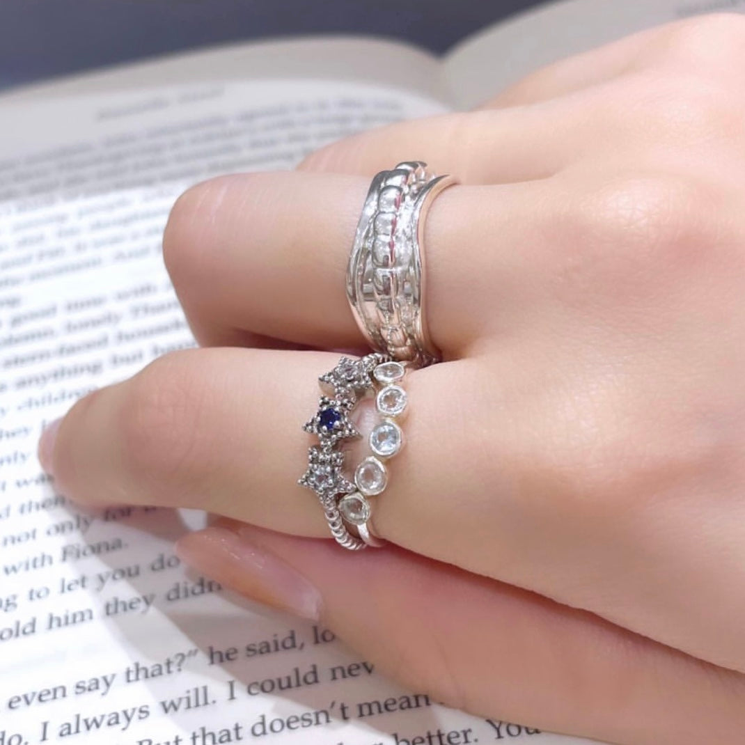 【Biju mam poco】Star design ring