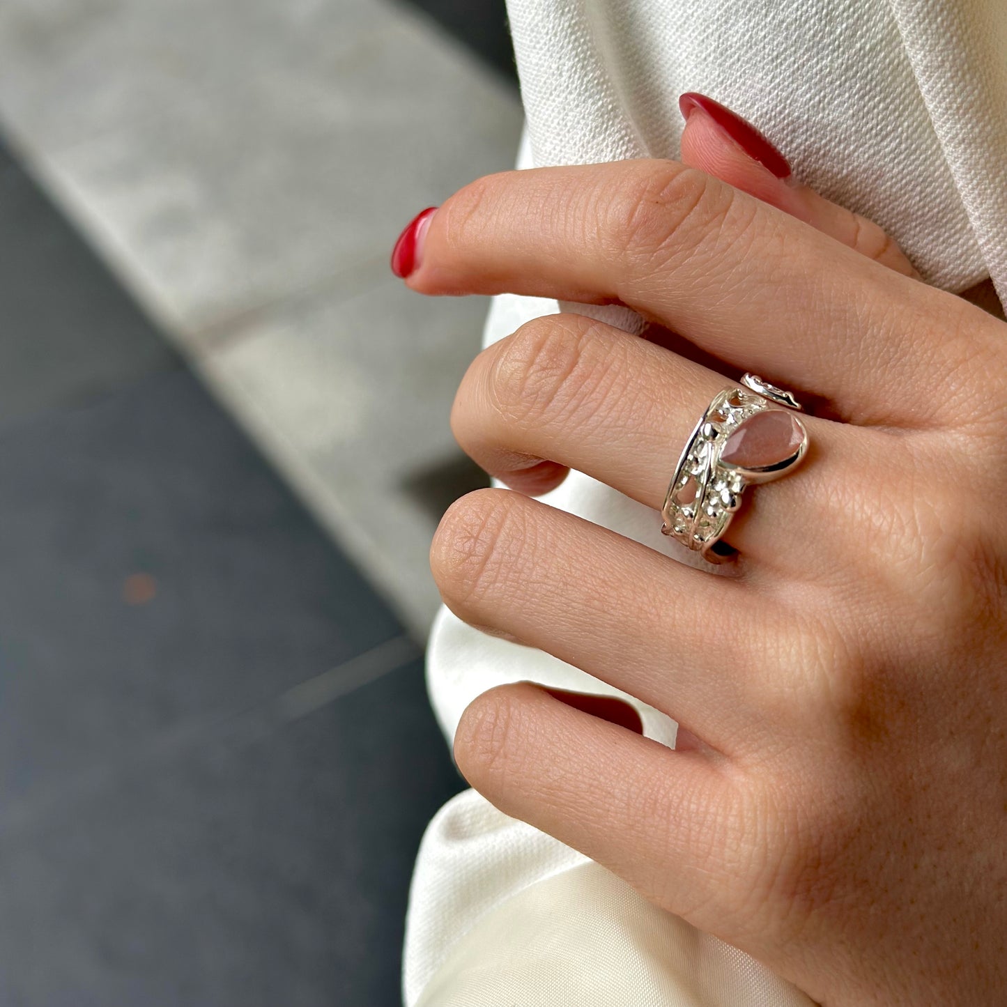 Silver925 design ring 49