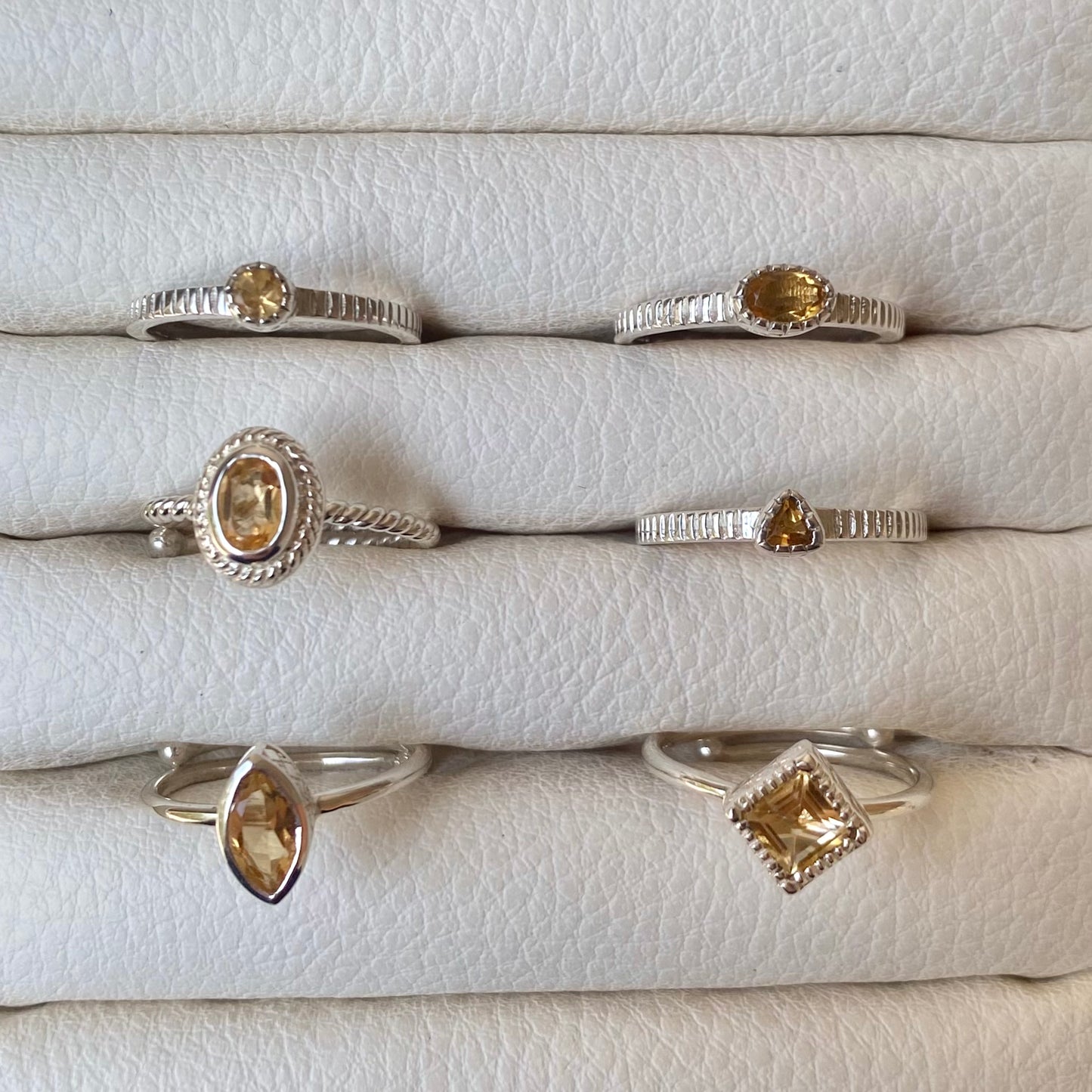 Silver925 petit ring〈yellow〉