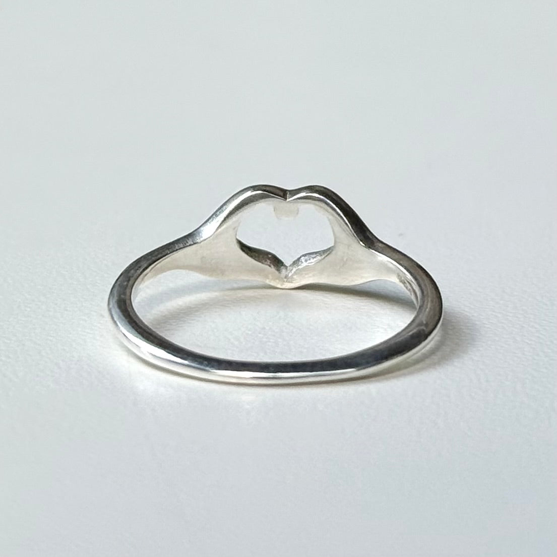 Heart plain ring 72
