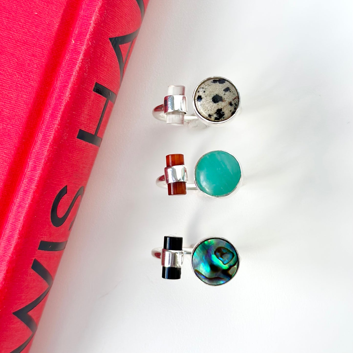 Silver925 2stone ring 6