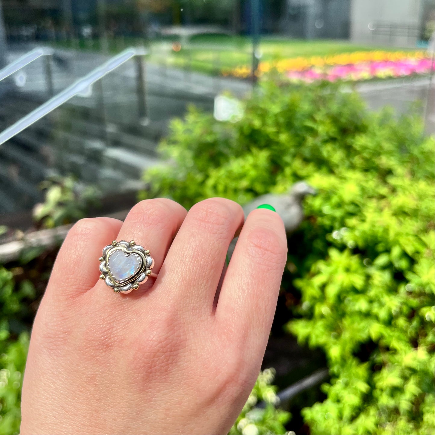 Heart ring 7