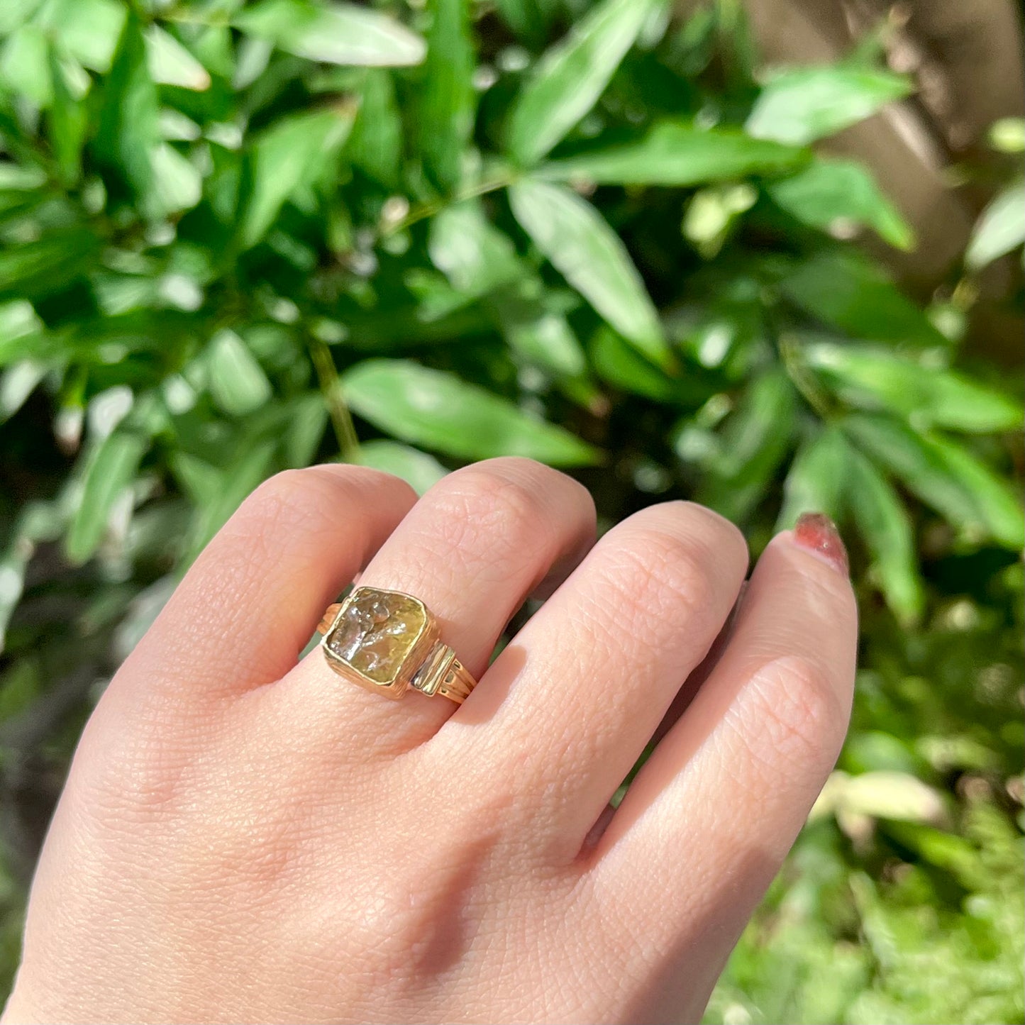 Brass design ring 4