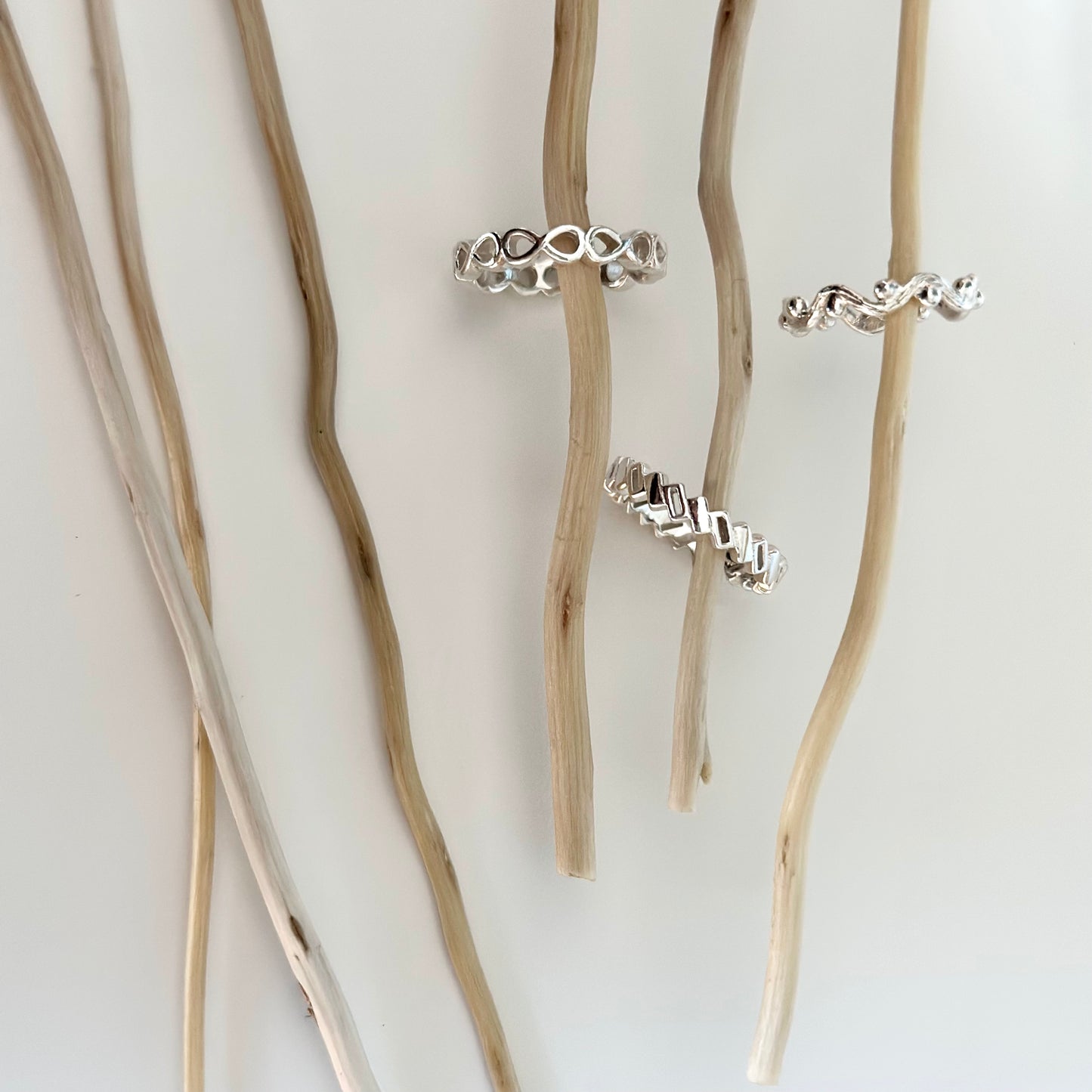 Silver925 plain ring 56