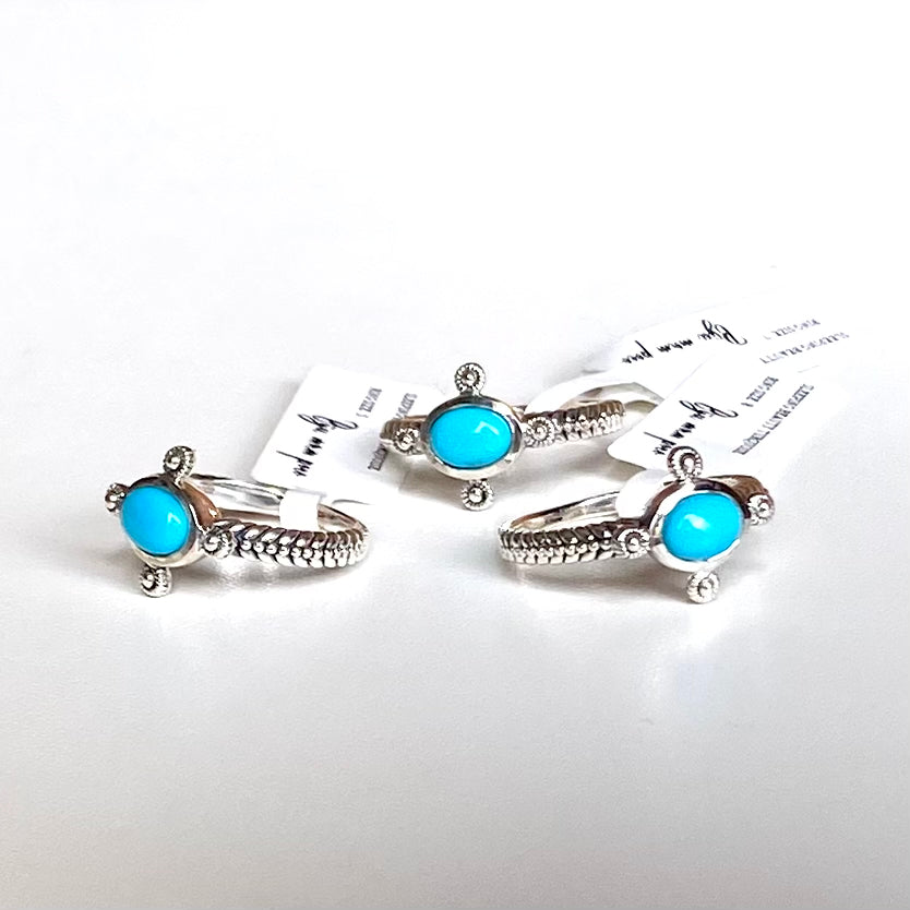 【poco】Turquoise design ring 1