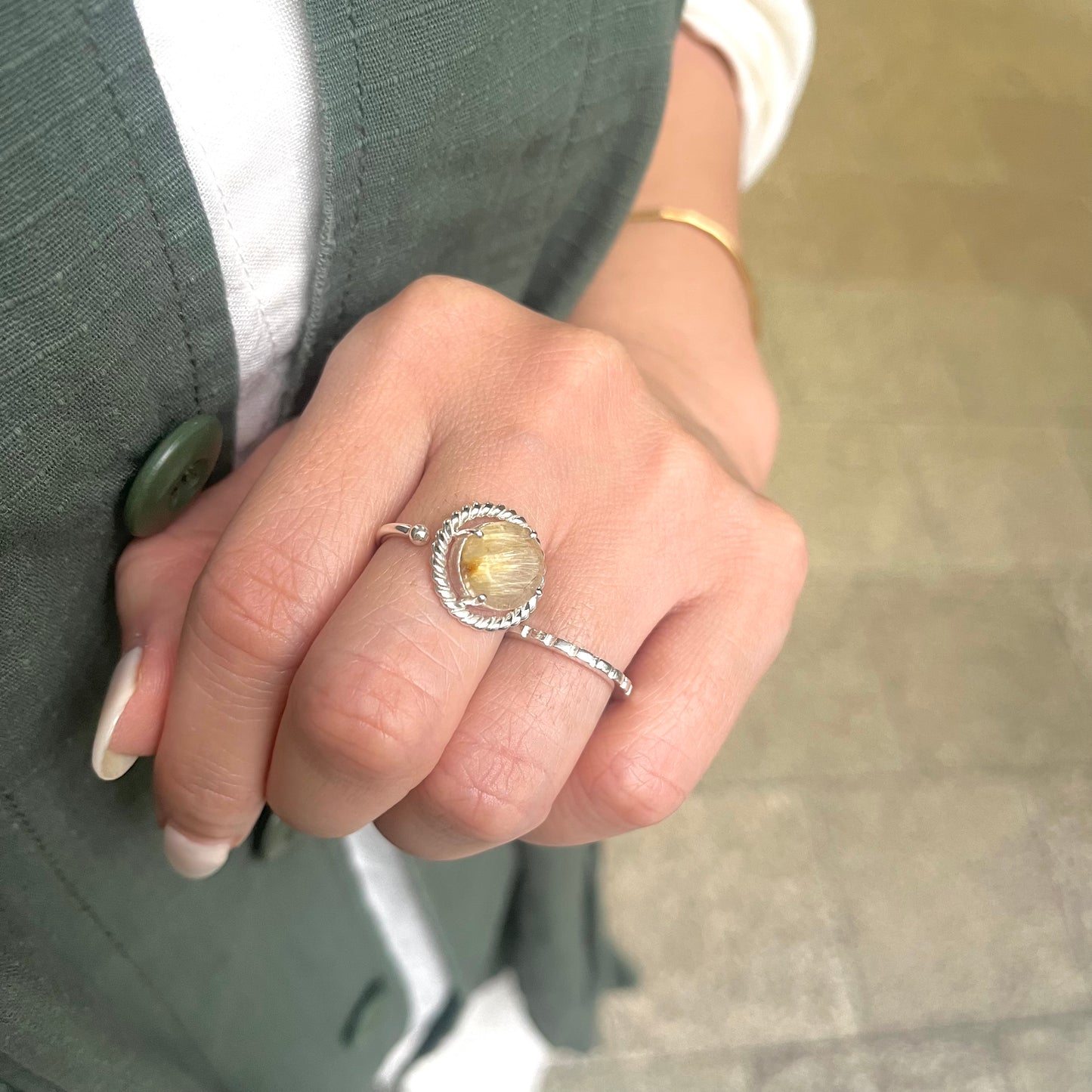 Silver925 design ring 34