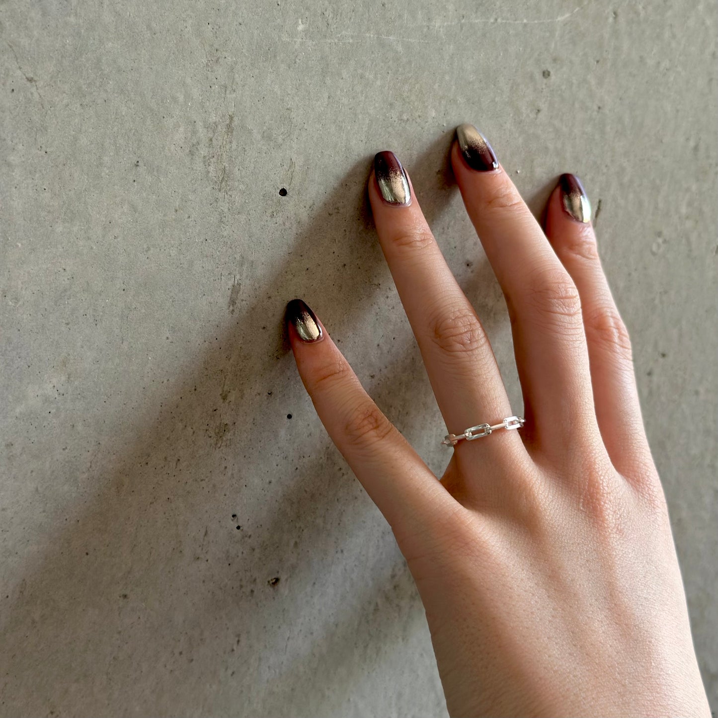 Silver925 plain ring 80