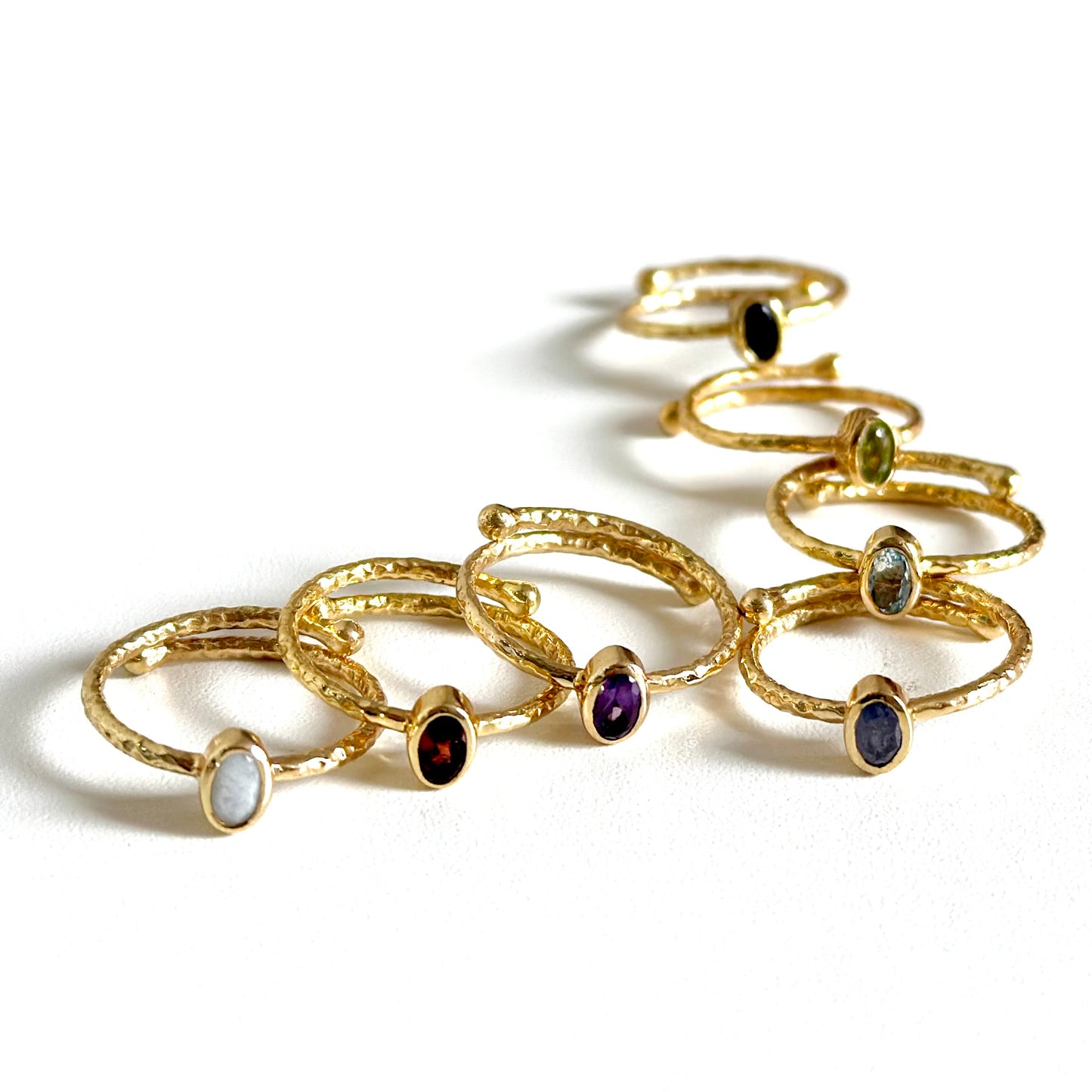 Brass petit ring 54