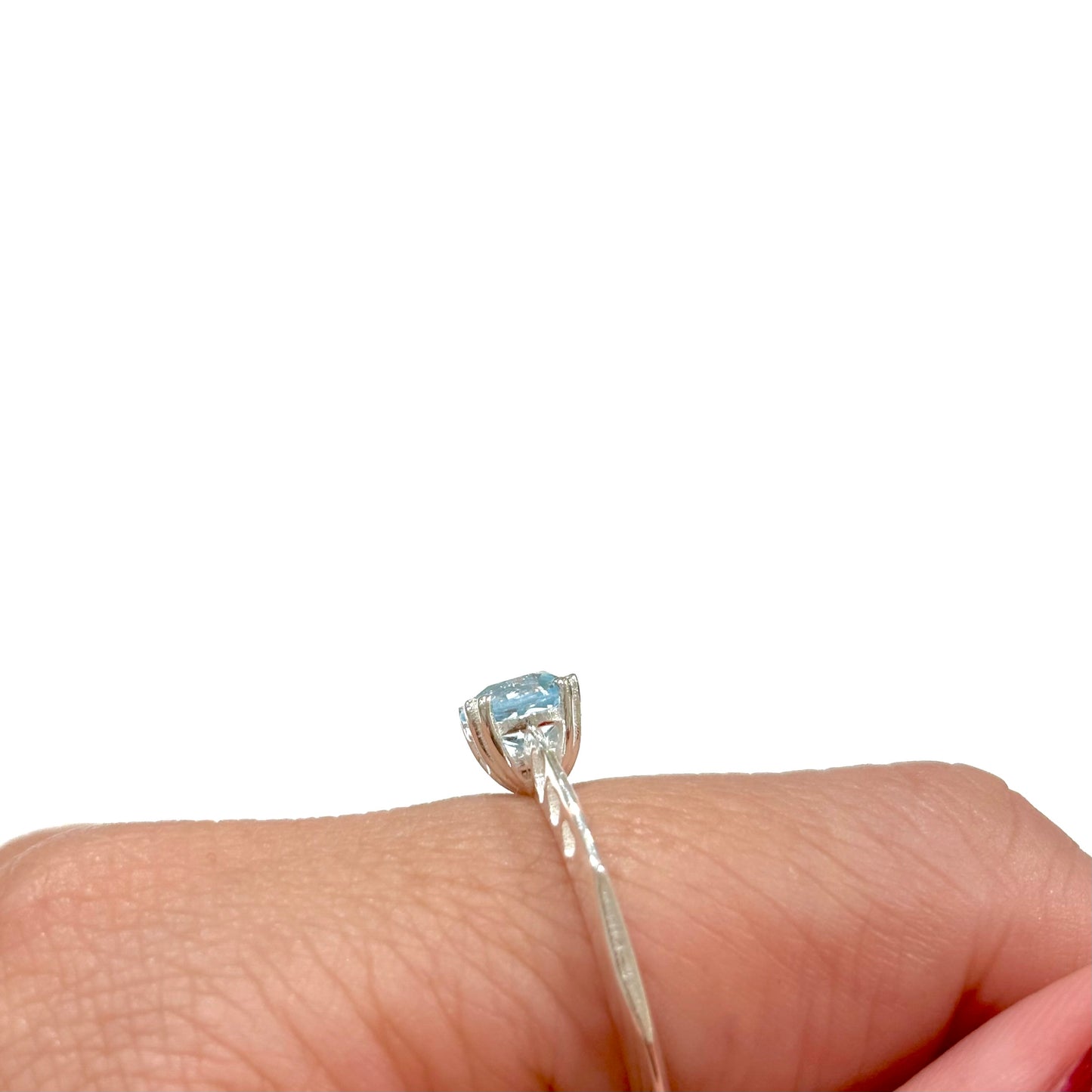 Heart design ring 〈Blue Topaz〉