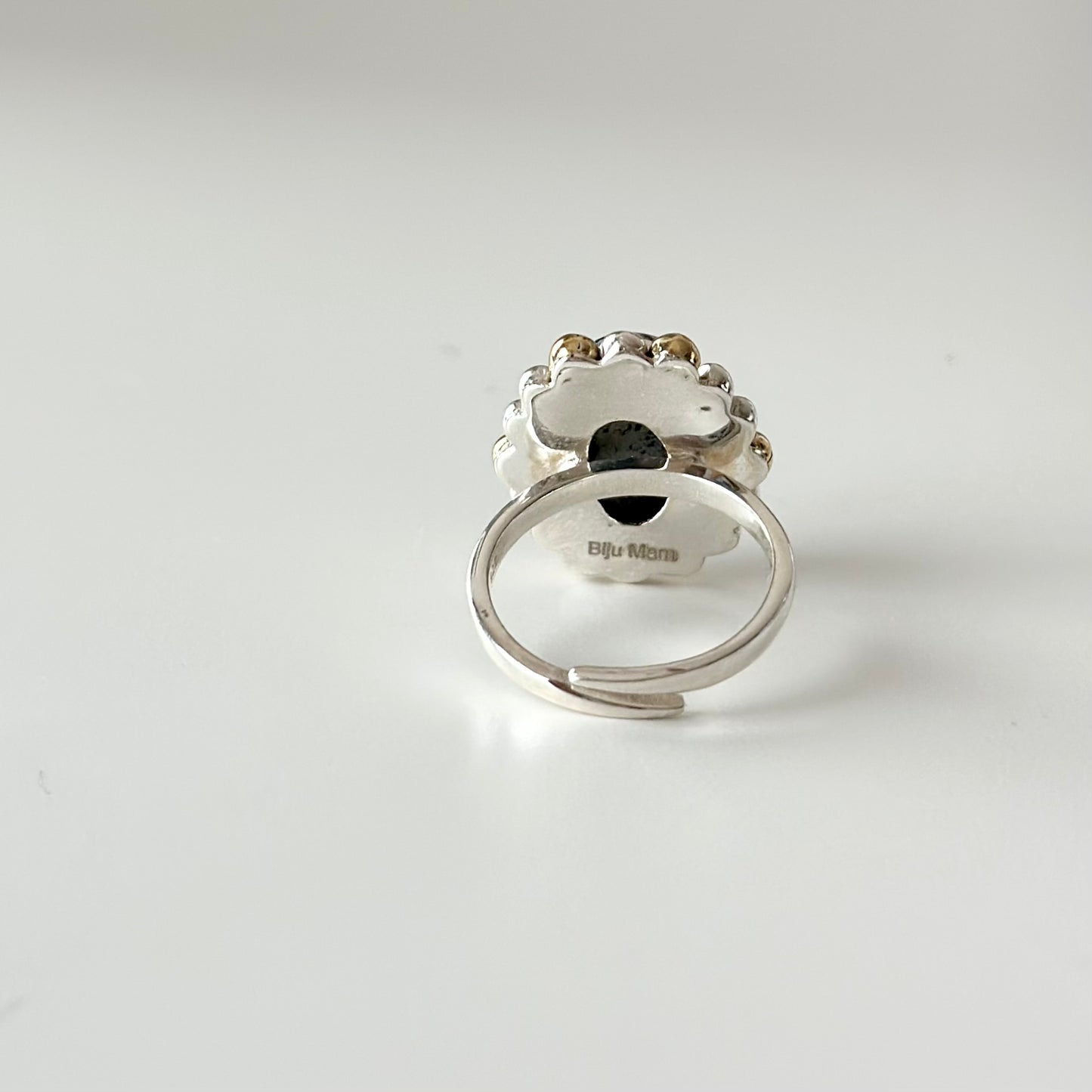 Silver925×Brass design ring
