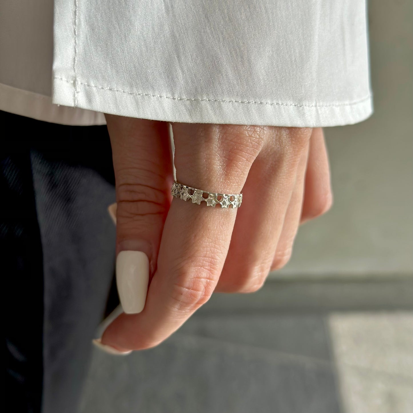 Silver925 plain ring 83