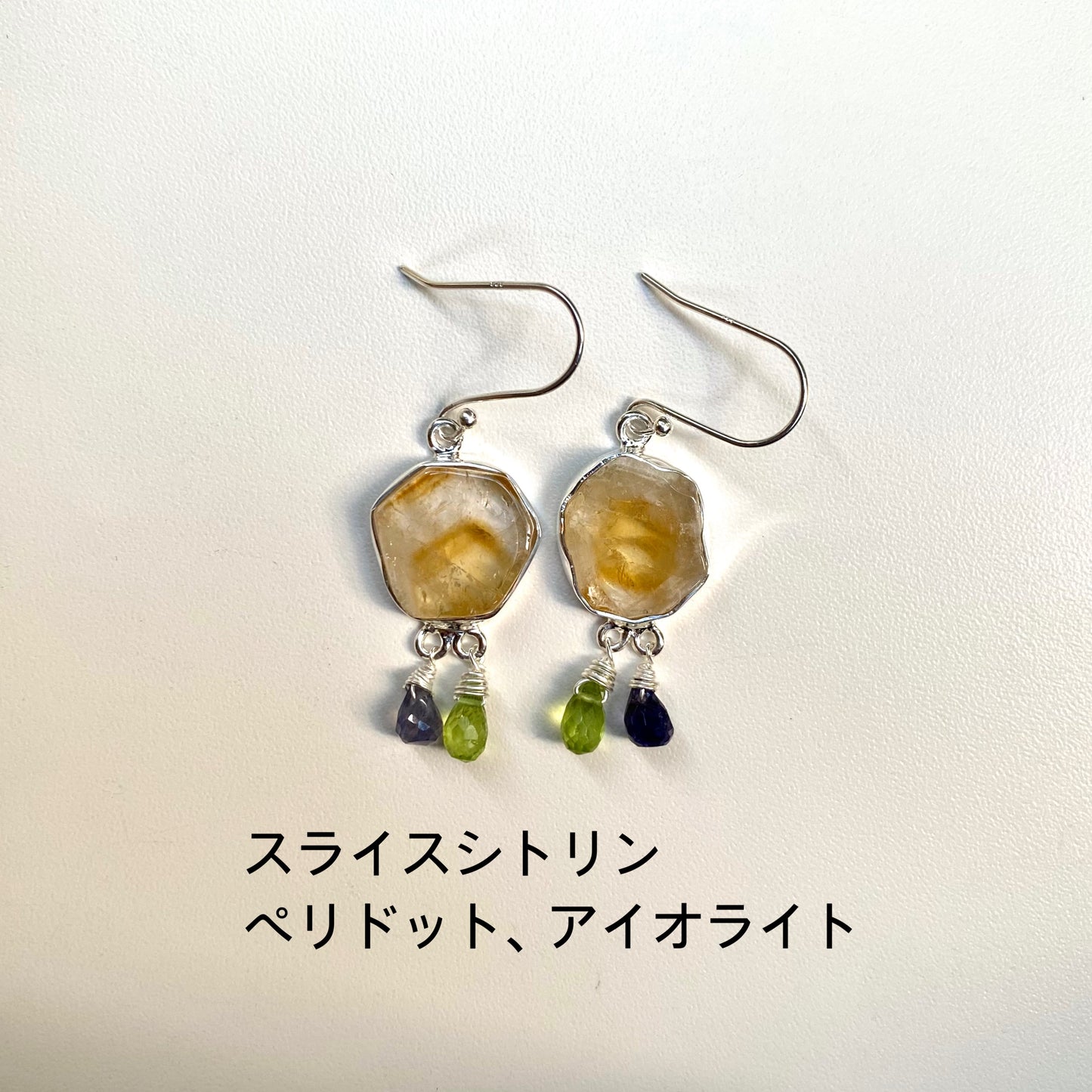 Silver925 3stone pierce 3