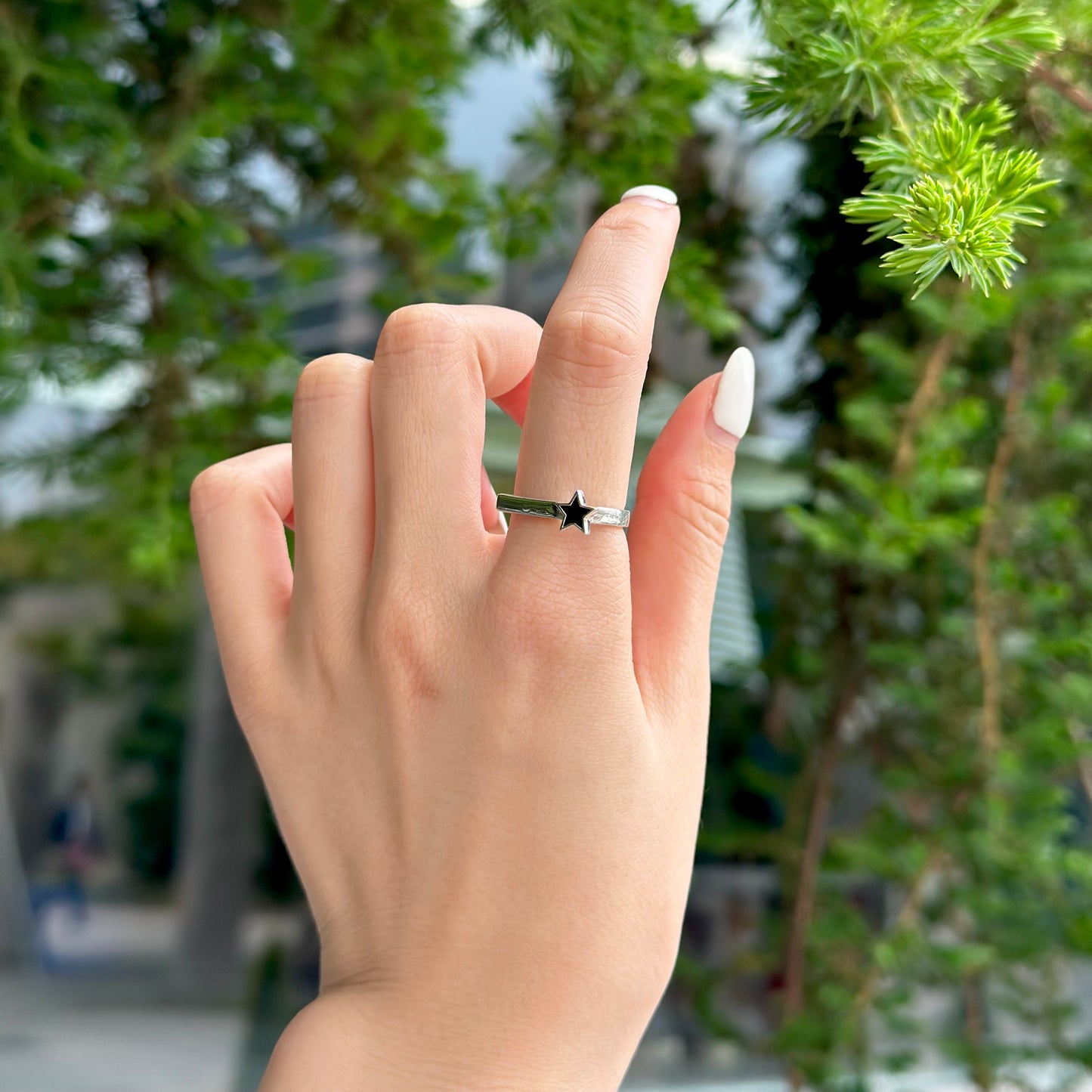 Star enamel ring 1