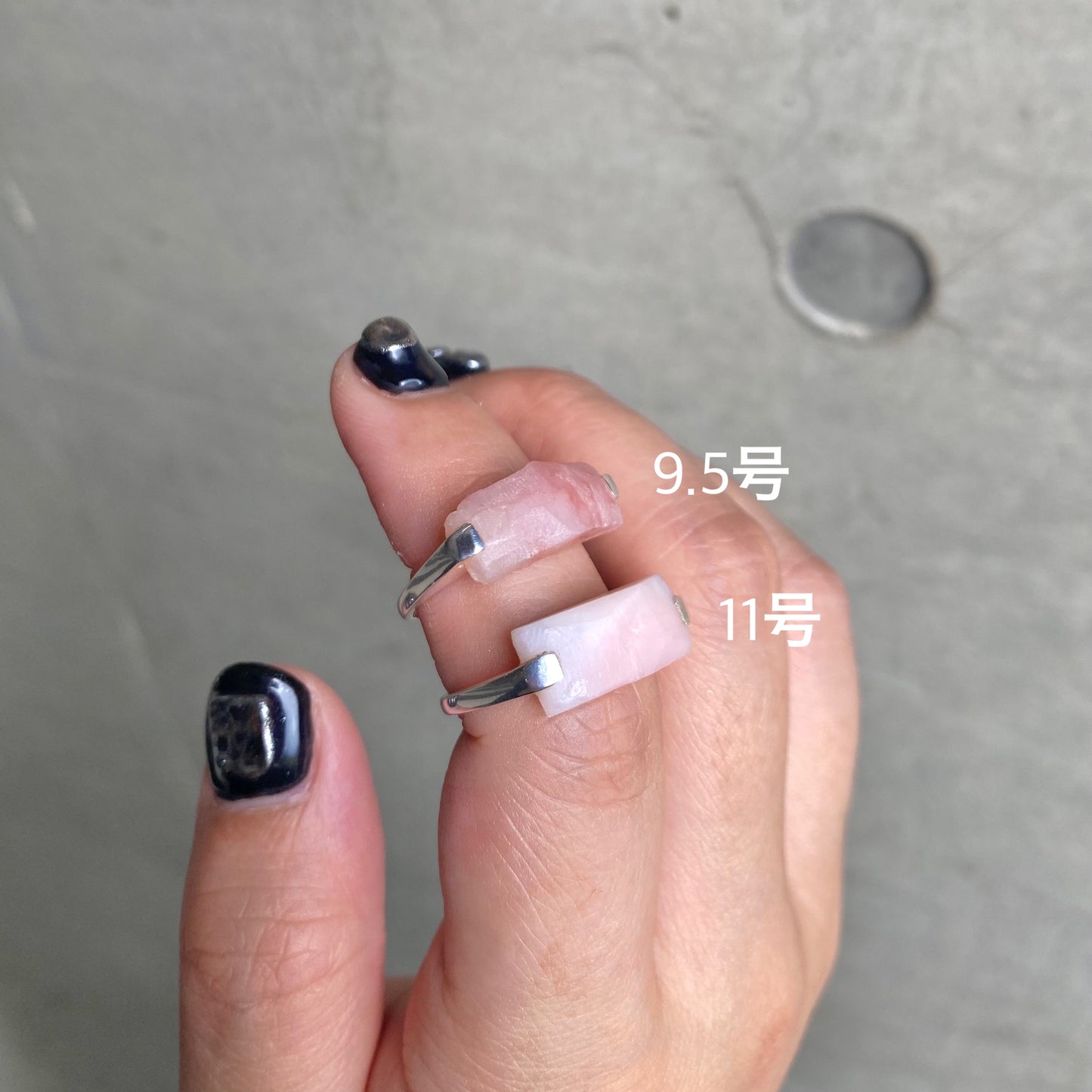 Silver925 roughcut ring 1
