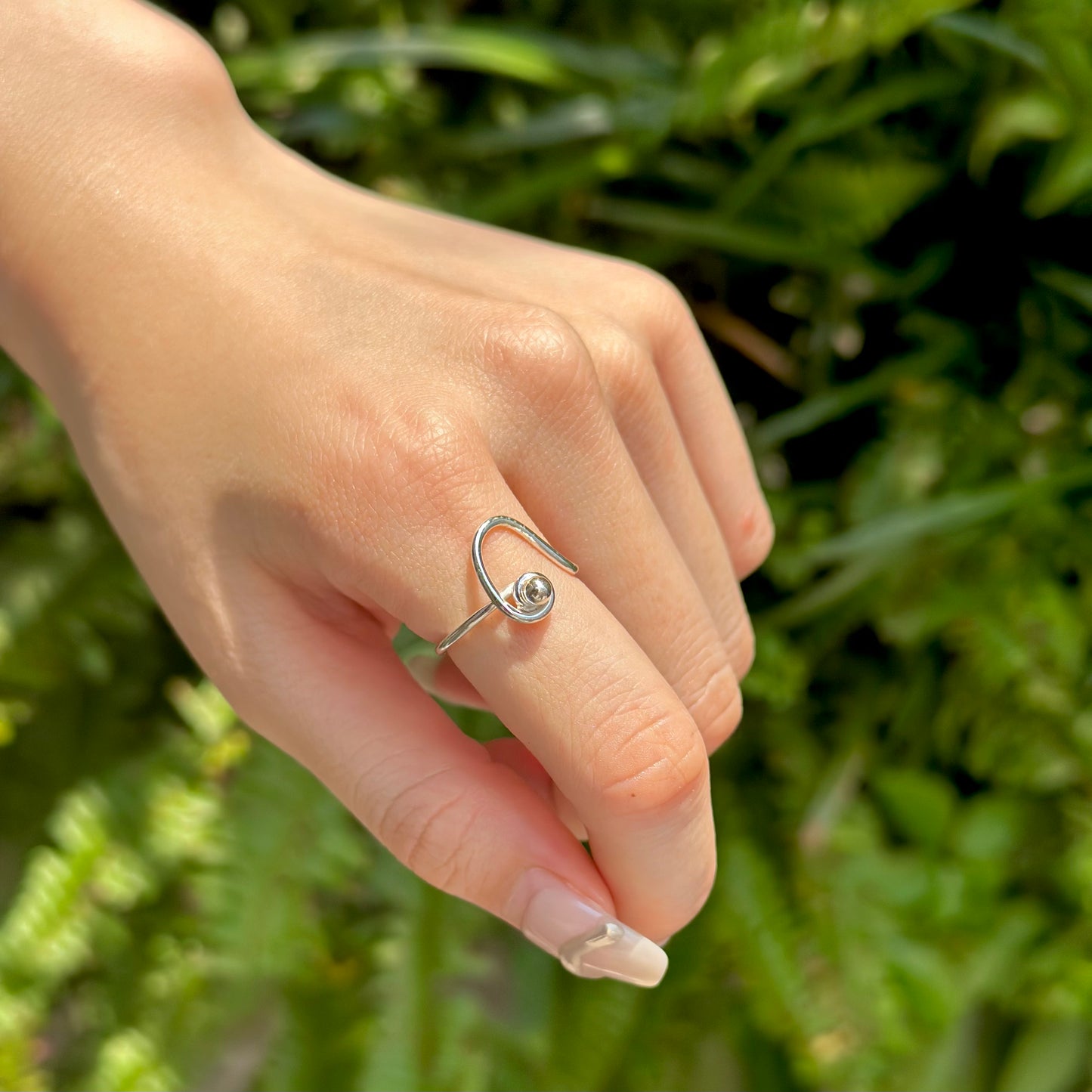 Silver925 plain ring 72
