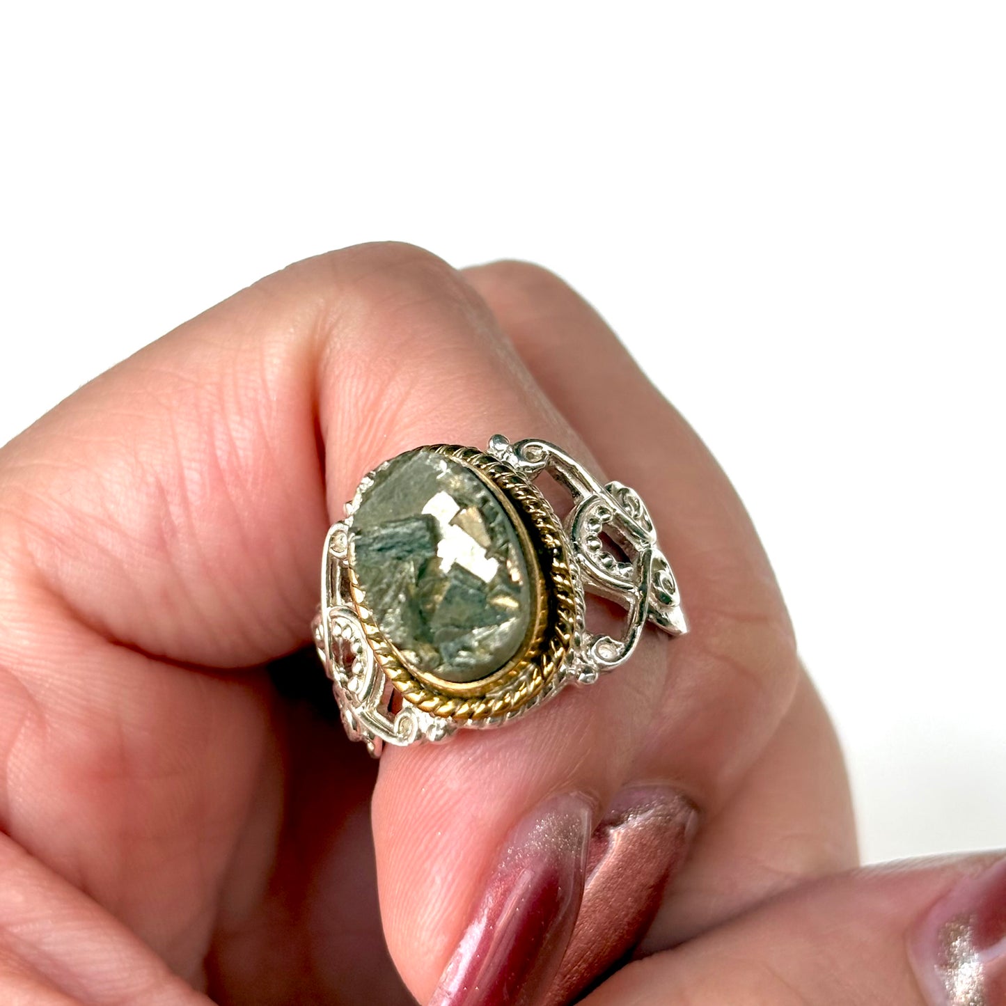 Connect ring〈 Druzy 〉