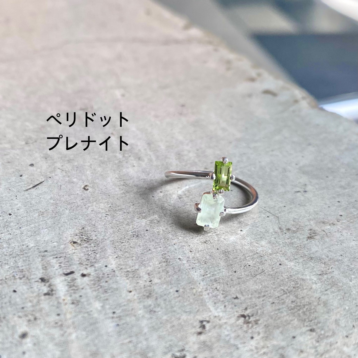 Silver925 2stone ring 10
