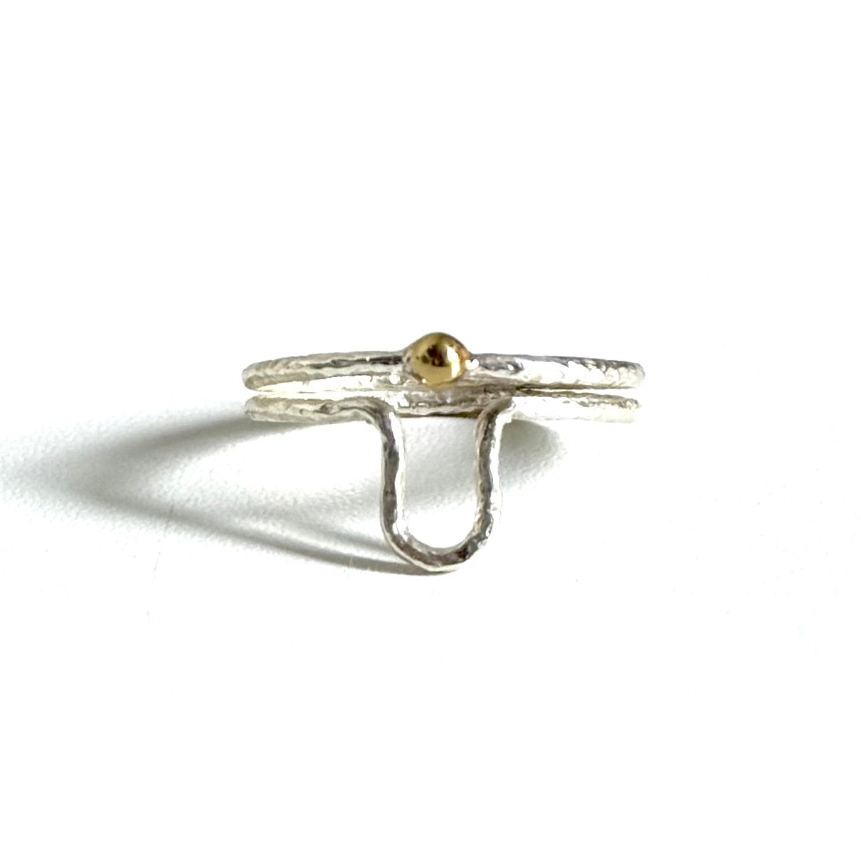 Silver925×Brass plain ring 28