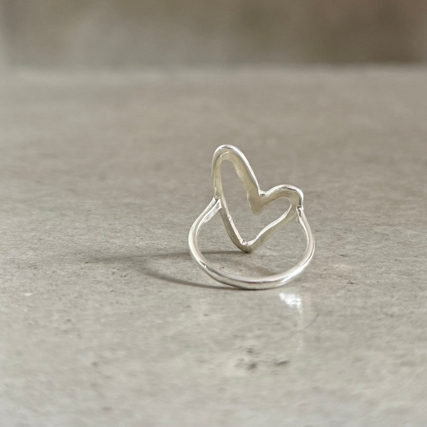 Heart plain ring 29