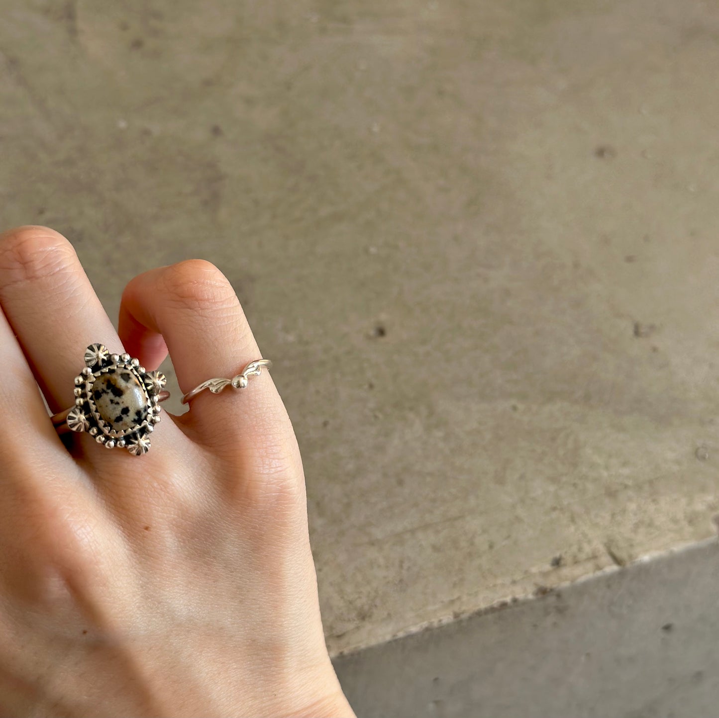 Silver925 plain ring 76