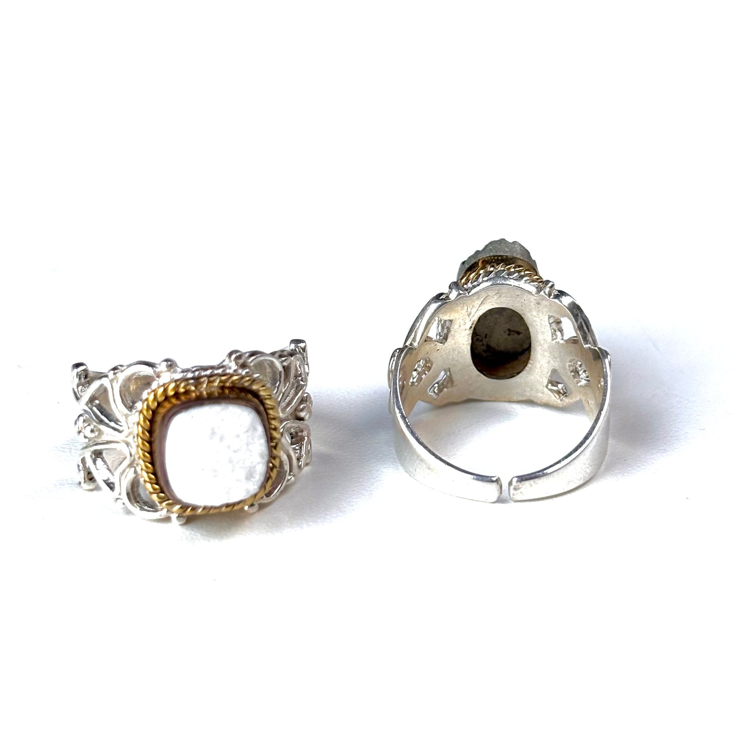 Connect ring〈 Druzy 〉