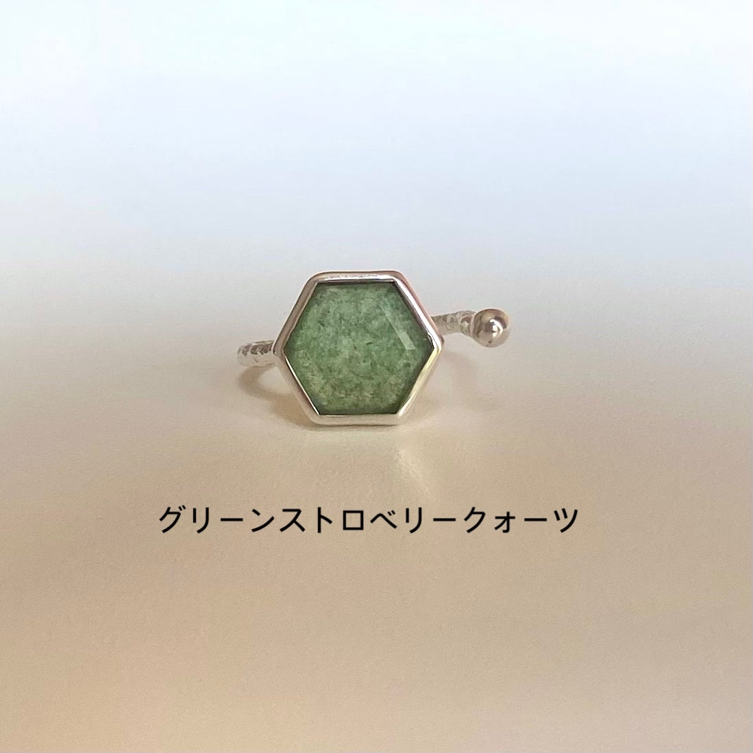 Silver925 Hexagon fork ring