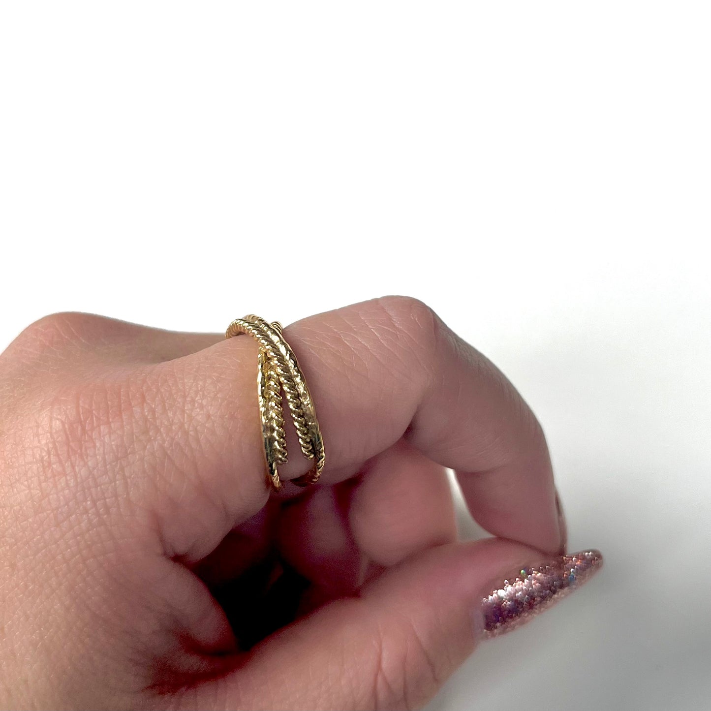 Brass plain ring 74