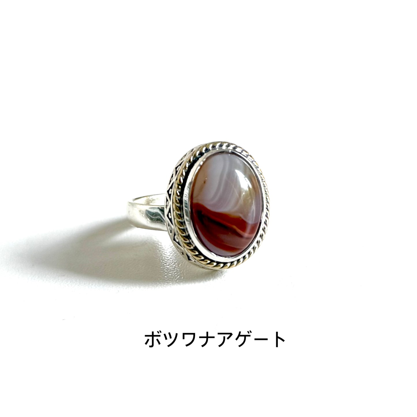Silver925×Brass design ring 9