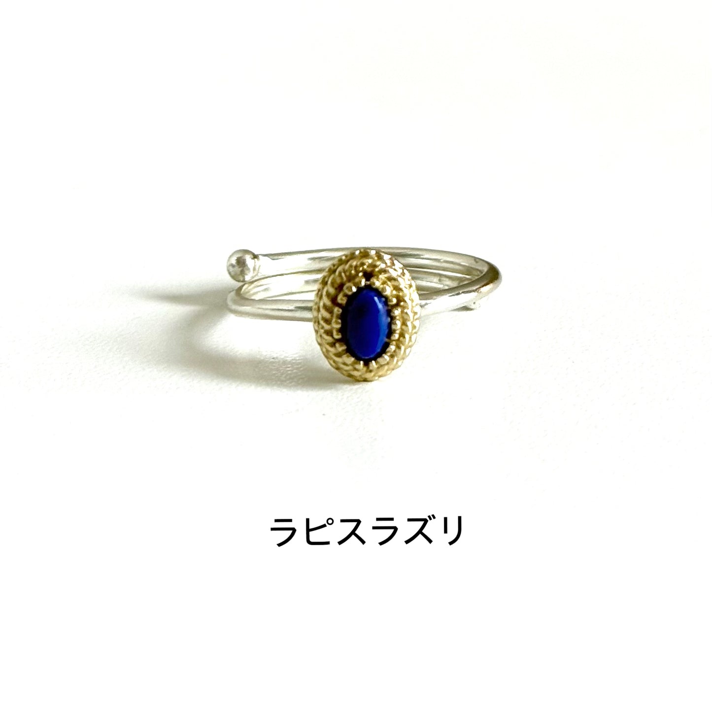 Silver925×Brass petit ring 3