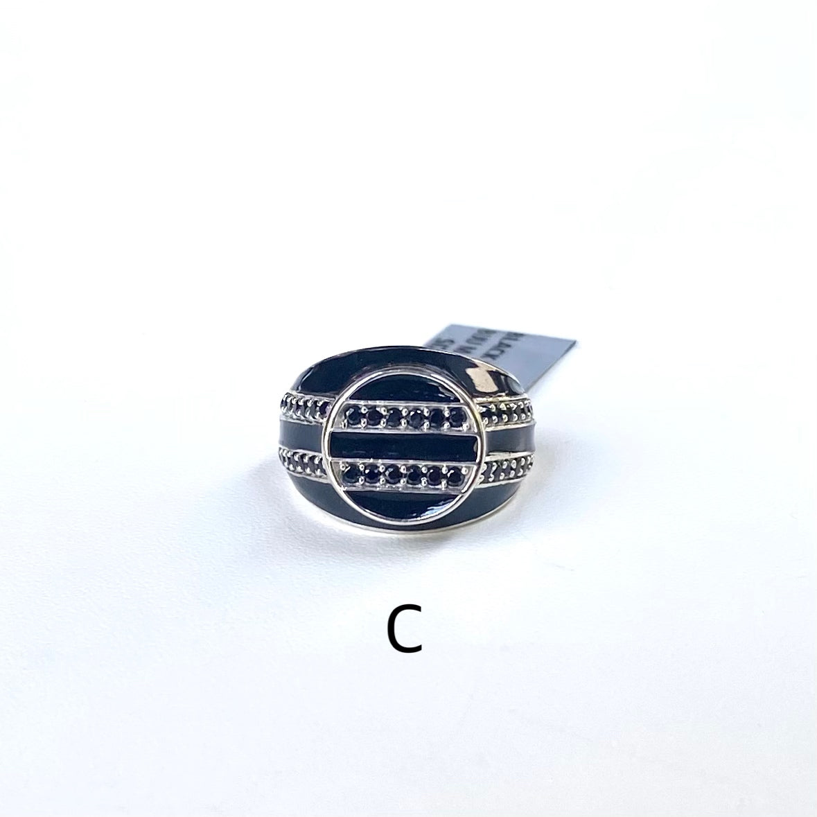 【Bijumam poco】Enamel × stone ring