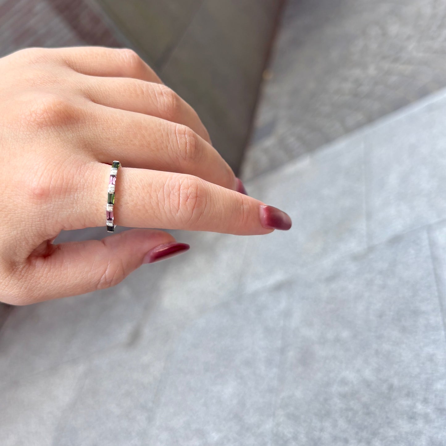 Multi tourmaline ring 3