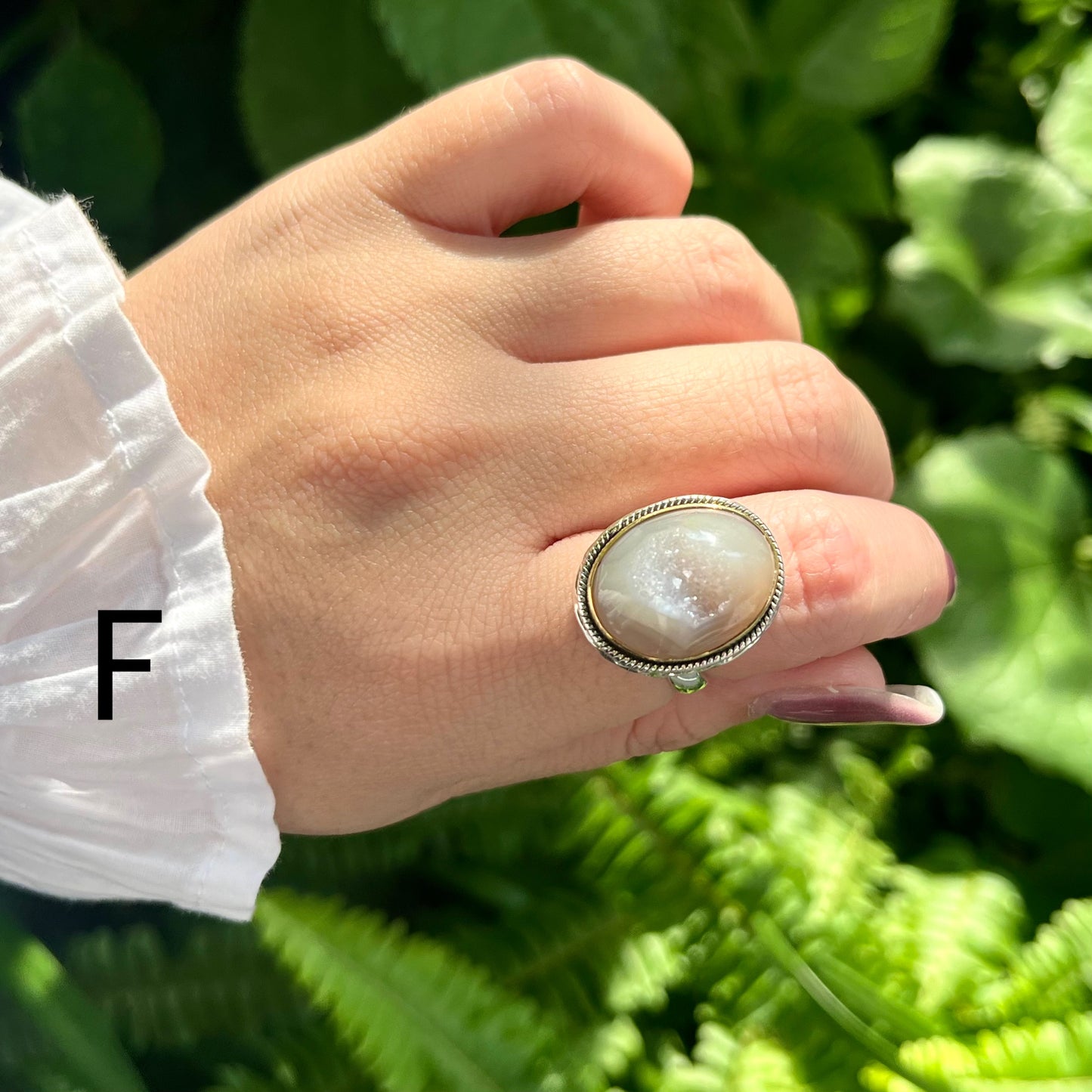 Window druzy ring 2