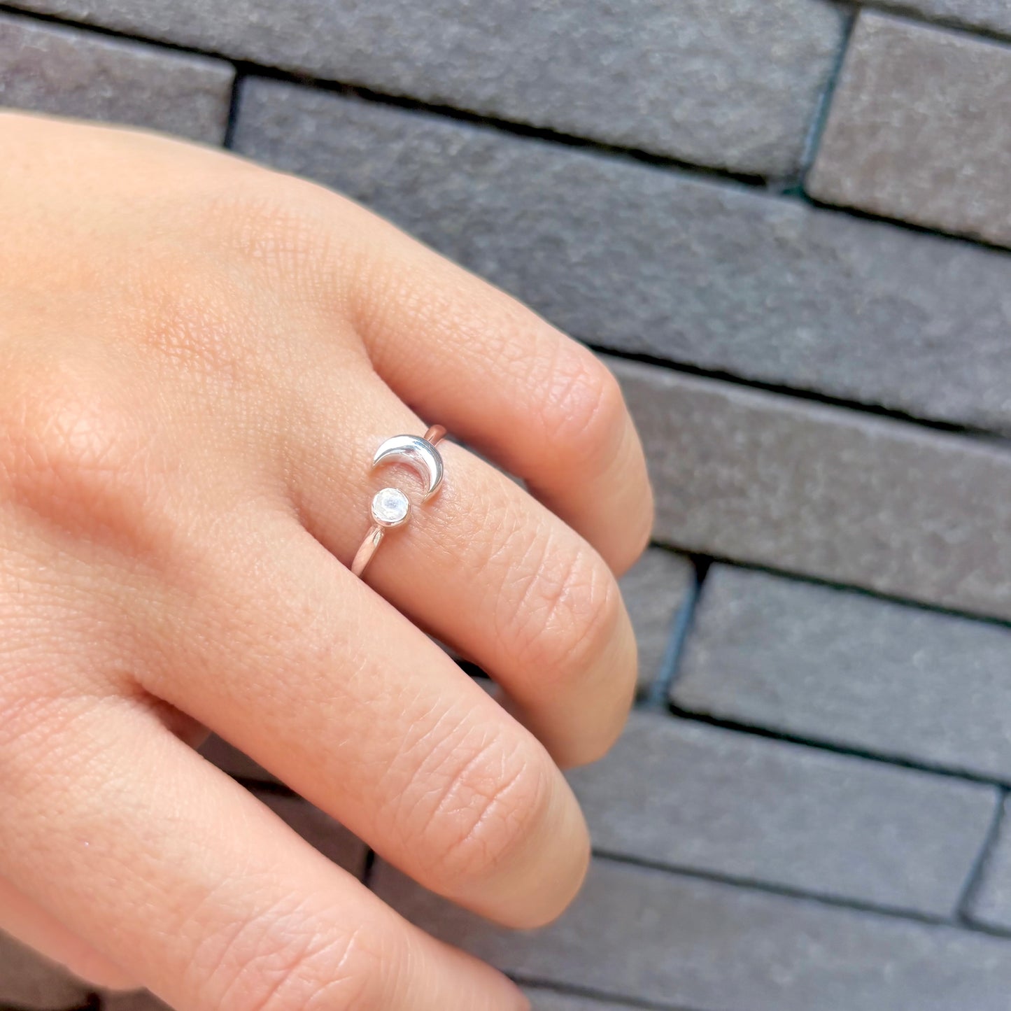 Moon design ring 4