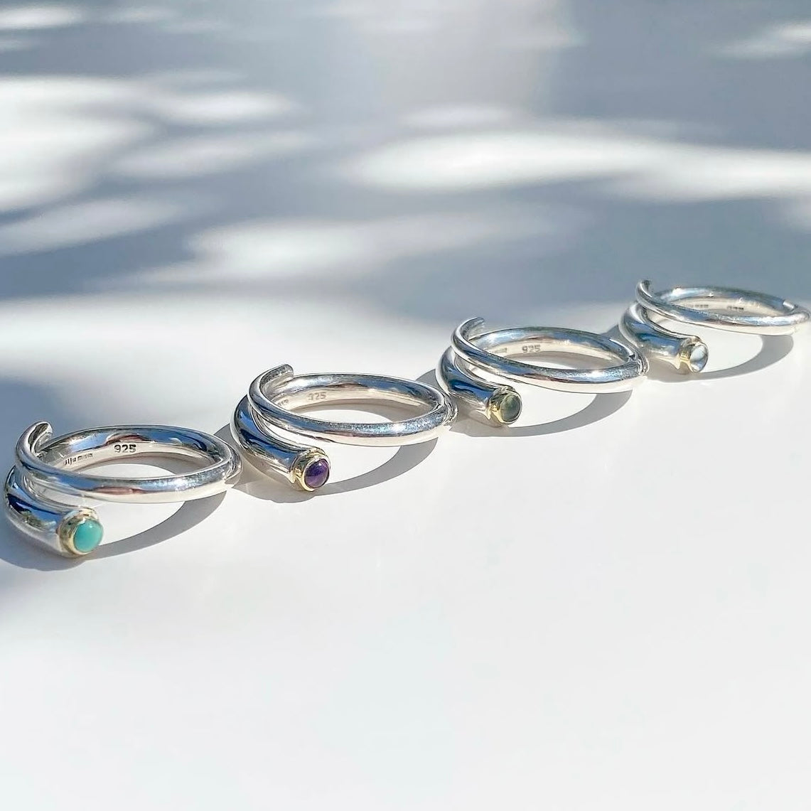 Silver925 × Brass design ring 1
