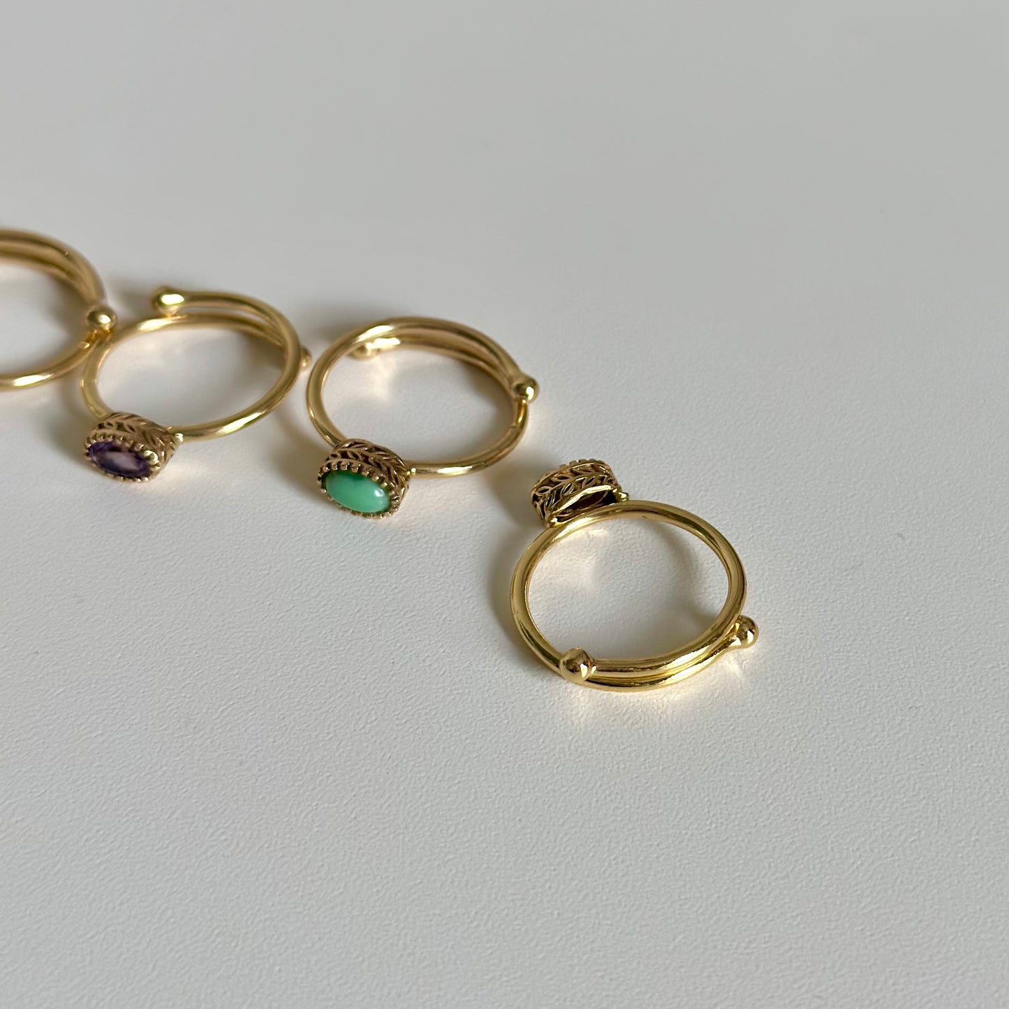 Brass petit ring 11