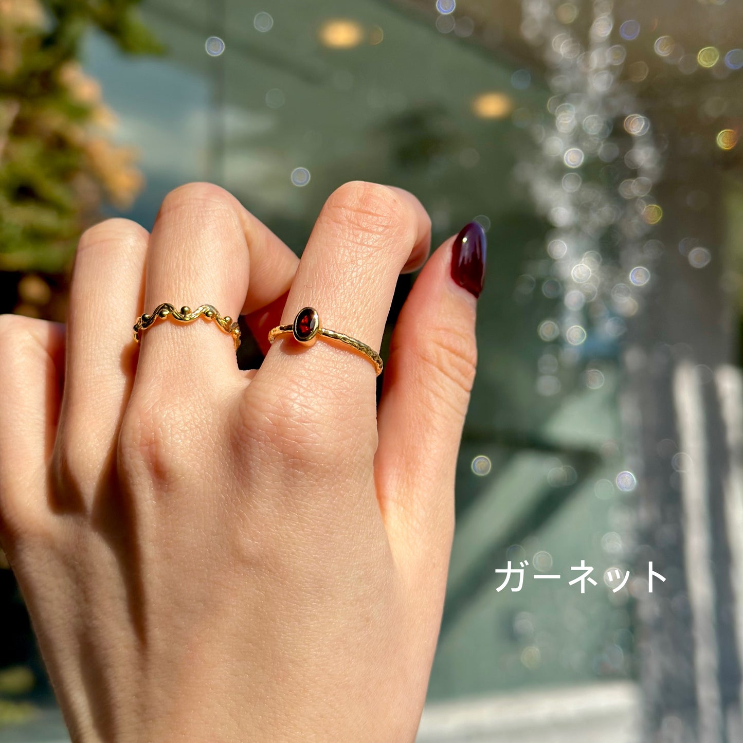 Brass petit ring 54