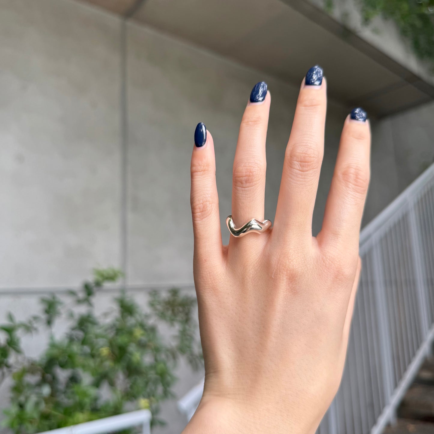 Silver925 plain ring 34