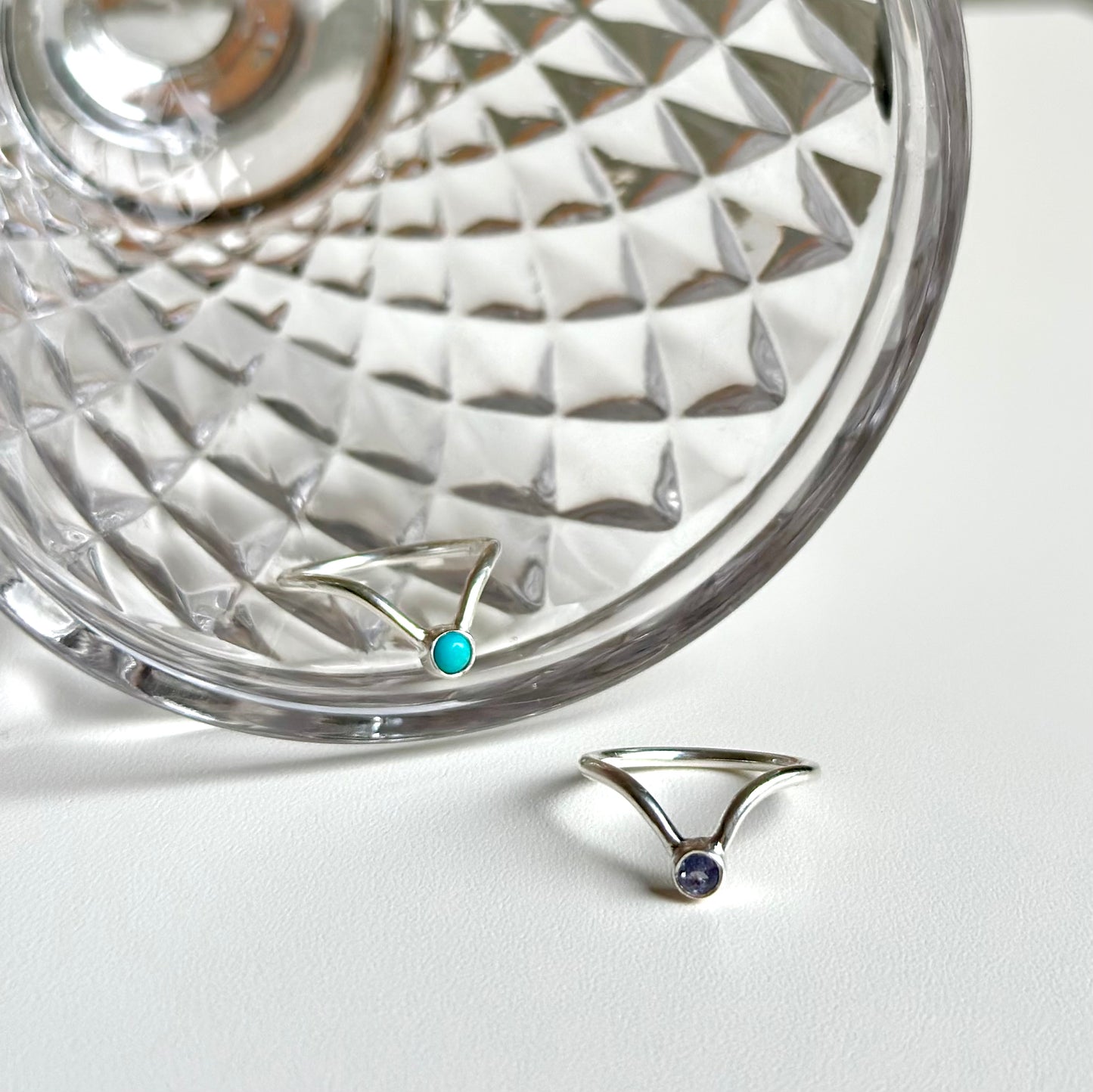 Silver925 V design ring 2